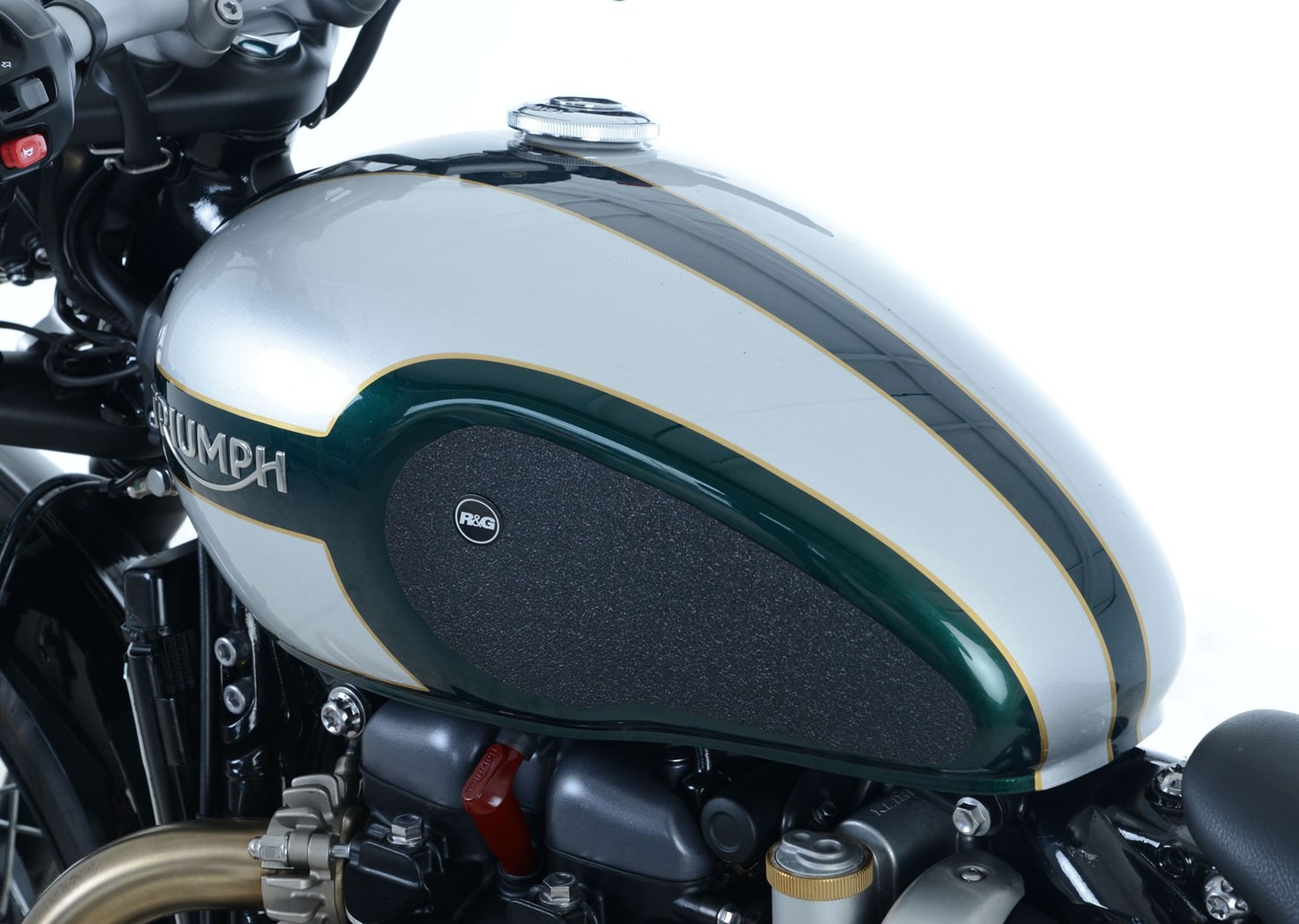 R&G Racing Tank Traction 2-Grip Kit for the Triumph Bonneville '2017 / Bobber '17-'22 R&G Racing Tank Traction 2-Grip Kit for the Triumph Bonneville '2017 / Bobber '17-'22